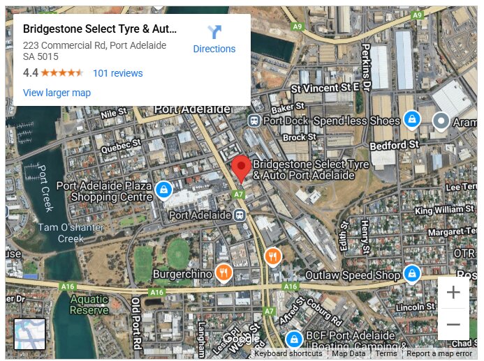 Bridgestone Select Tyre & Auto Port Adelaide Reaches 100+ Glowing Reviews