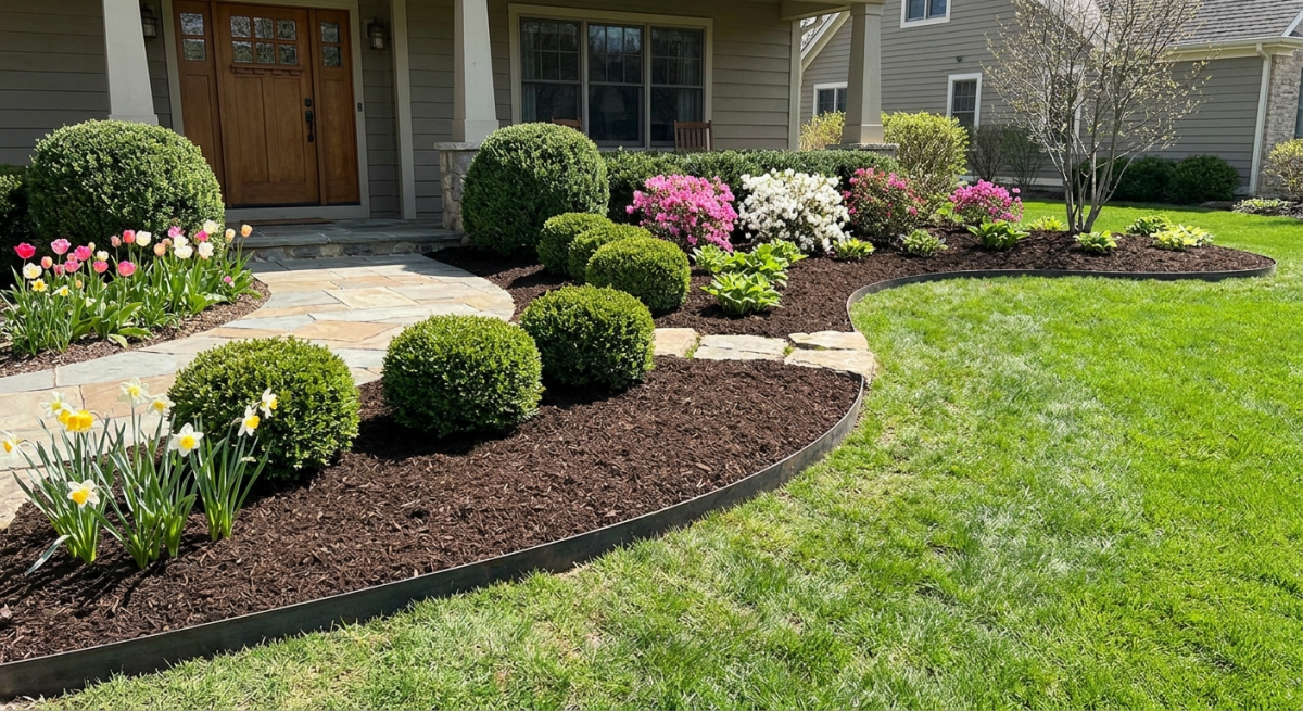 Mulch and Edging Refresh Work Gains Traction in Peak Visual Season Now